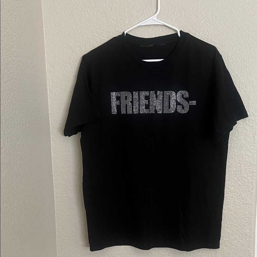 VLONE Black 'FRIENDS' Graphic Tee